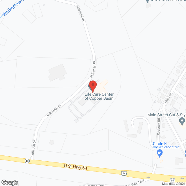Life Care Ctr of Copper Basin in google map