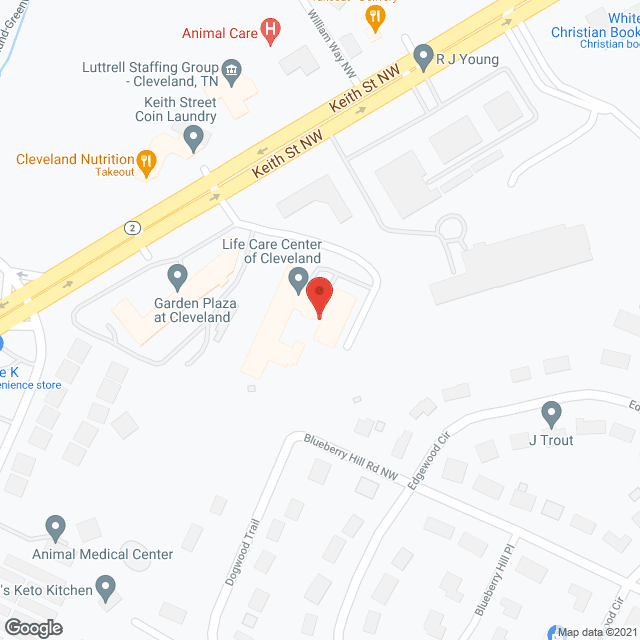 Life Care Center of Cleveland in google map