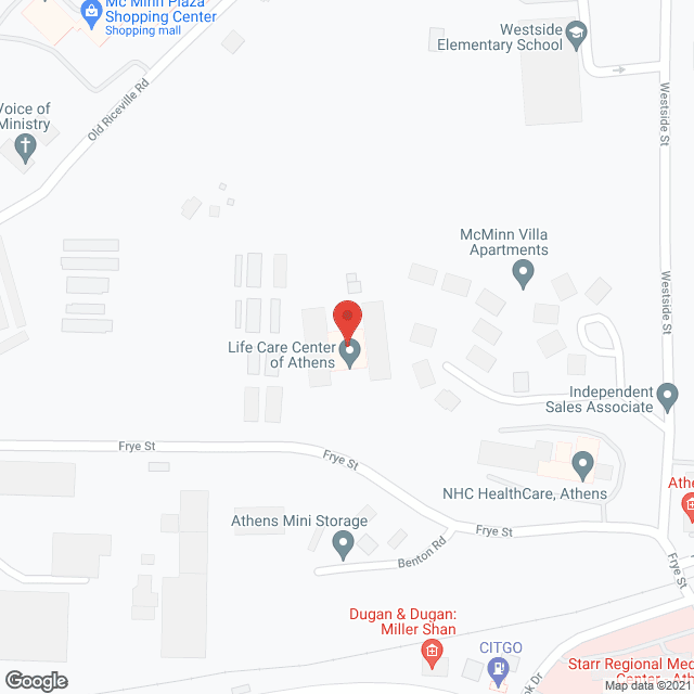 Life Care Ctr of Athens in google map