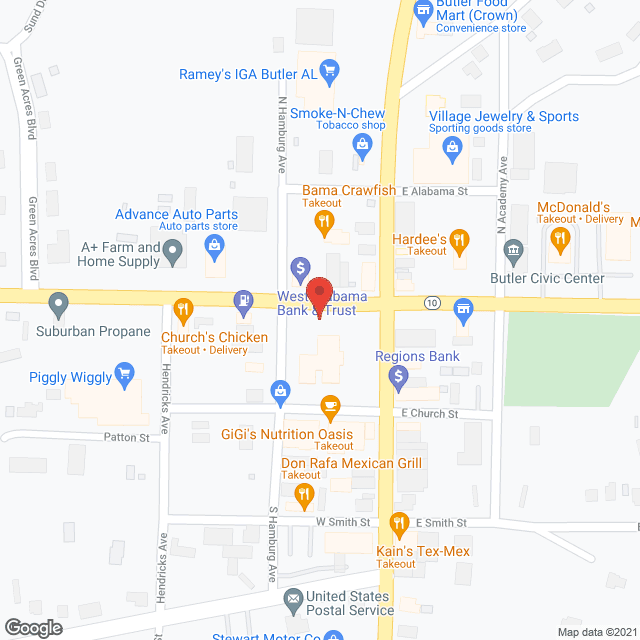 Willow Trace Nursing Ctr in google map