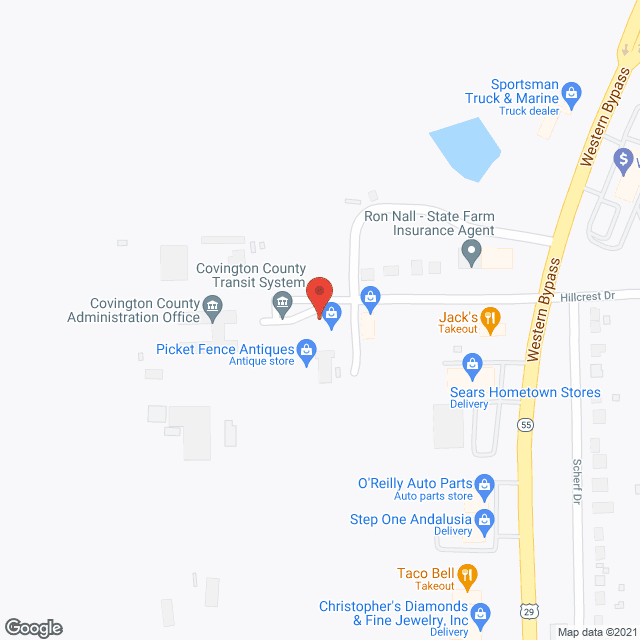 Andalusia Health Care Inc in google map