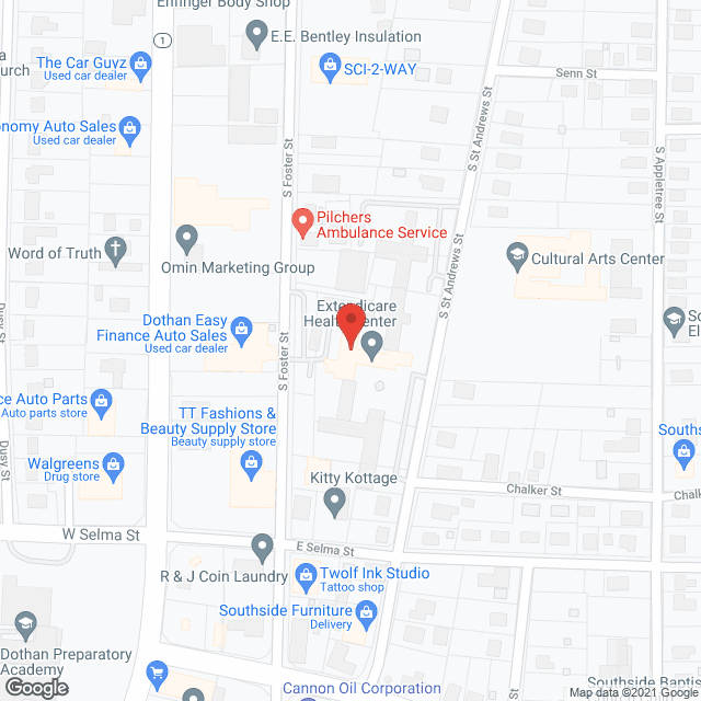 Extendicare Health Ctr in google map