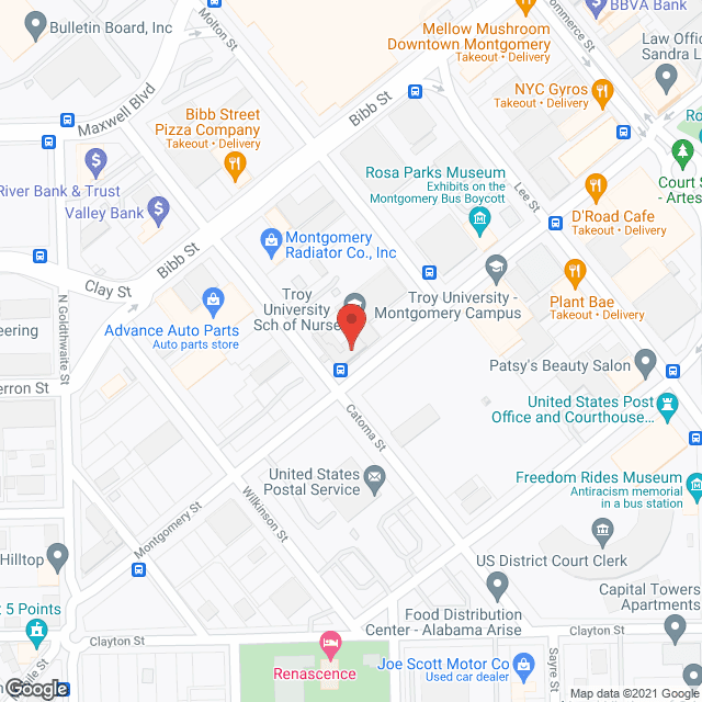 Jefferson Davis Apartments in google map