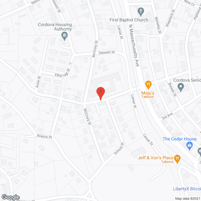 Cordova Health Care Ctr in google map