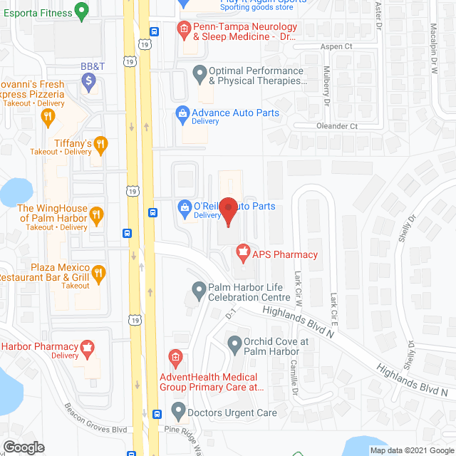 Harborside Healthcare in google map