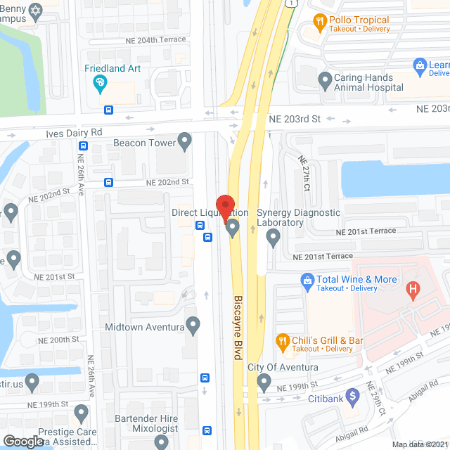 Palm Garden of Aventura in google map