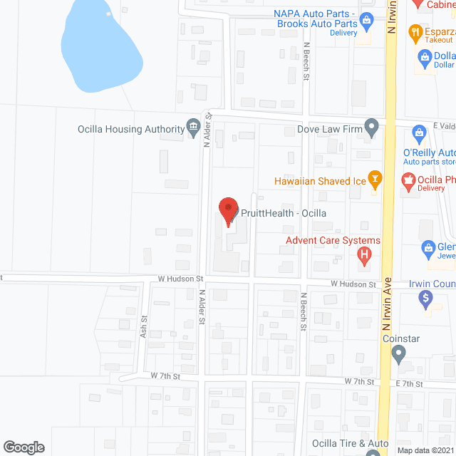 Osceola Nursing Home in google map