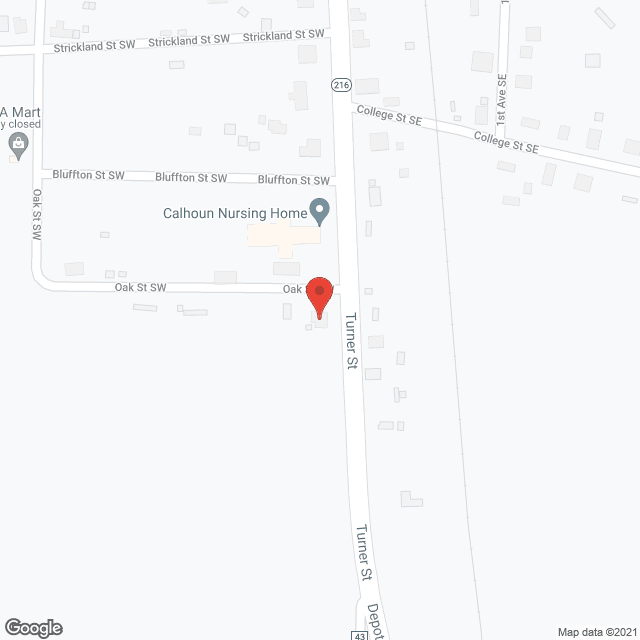 Calhoun Nursing Home in google map