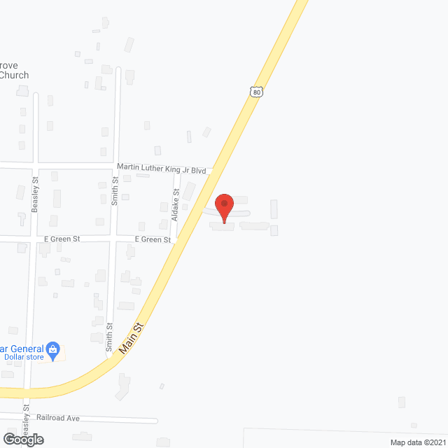 Johnson County Nursing Home in google map