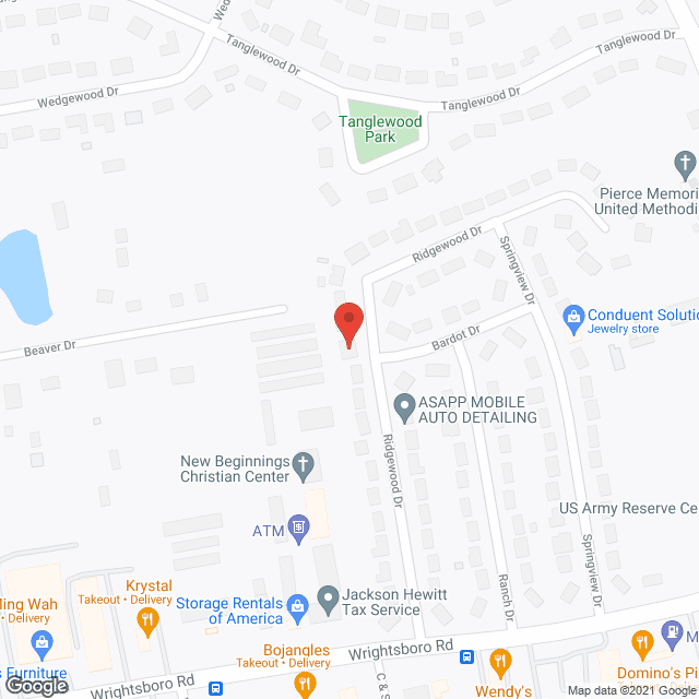 Corbin's Personal Care Home in google map