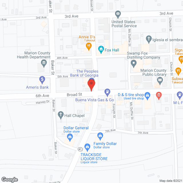 Marion Memorial Nursing Home in google map