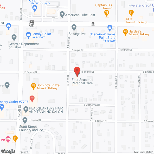 Four Seasons Personal Care in google map