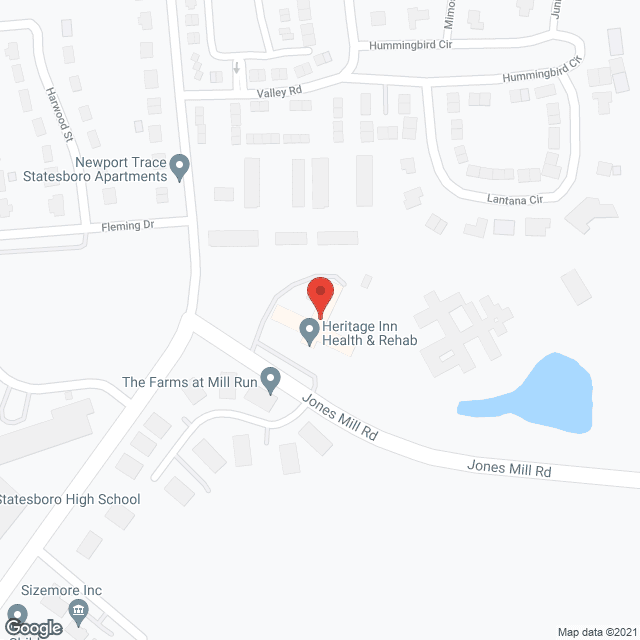 Heritage Inn of Statesboro in google map