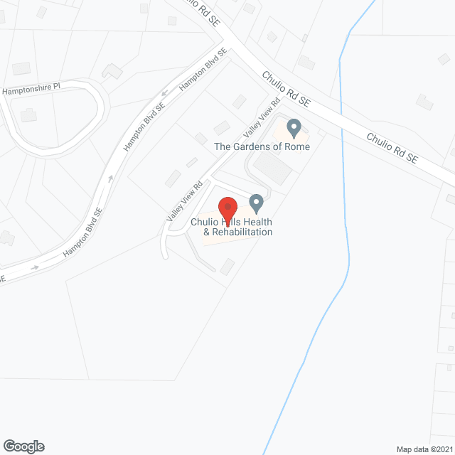 Chulio Hills Health & Rehab in google map