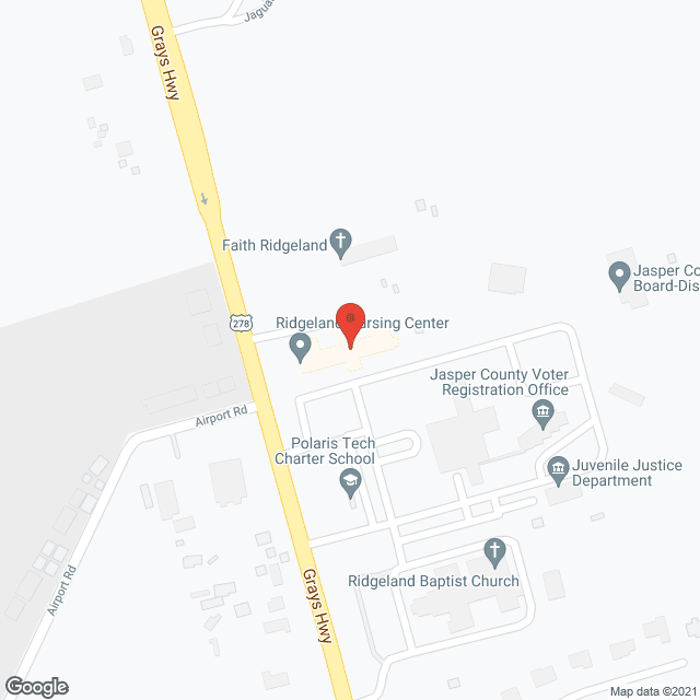 Ridgeland Nursing Center in google map