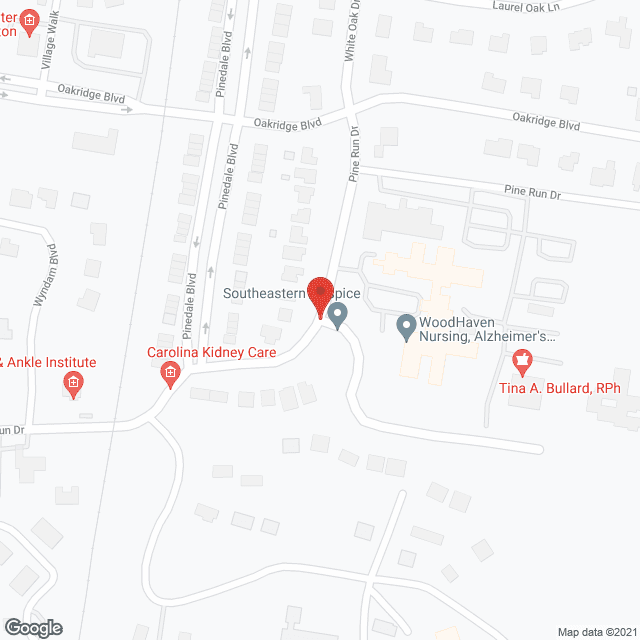Woodhaven Nursing Ctr in google map