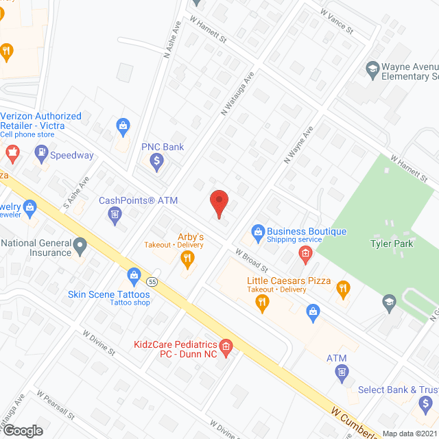 Rising Sun Adult Day Care in google map