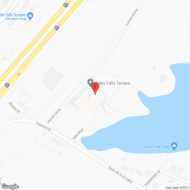 Valley Falls Terrace Nursing in google map
