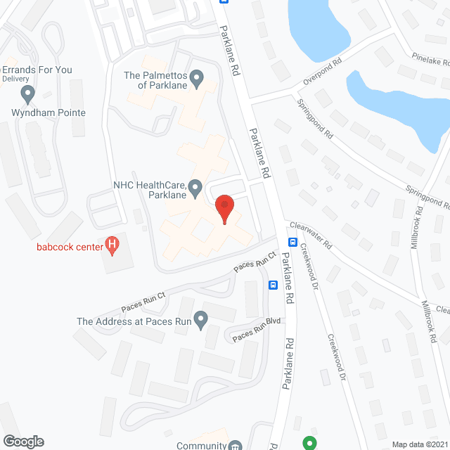 NHC Healthcare-Columbia in google map