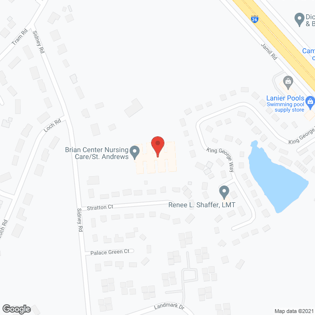 Brian Center Nursing Care in google map
