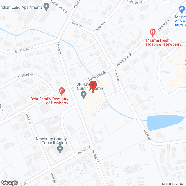 J F Hawkins Nursing Home in google map