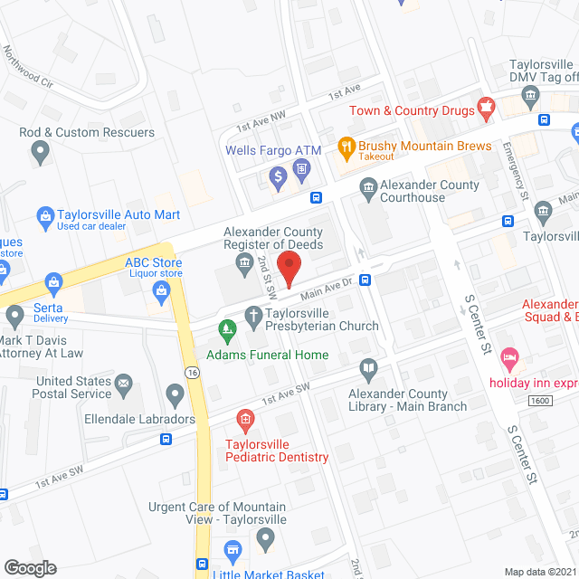 Valley Nursing Ctr in google map