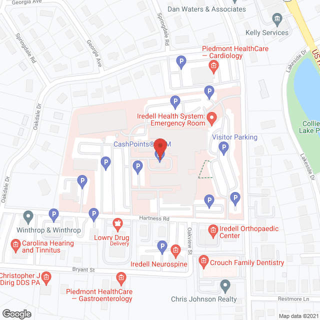 Iredell Memorial Hospital in google map