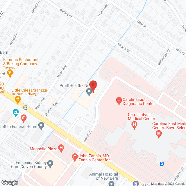 Twin Rivers Nursing Ctr in google map