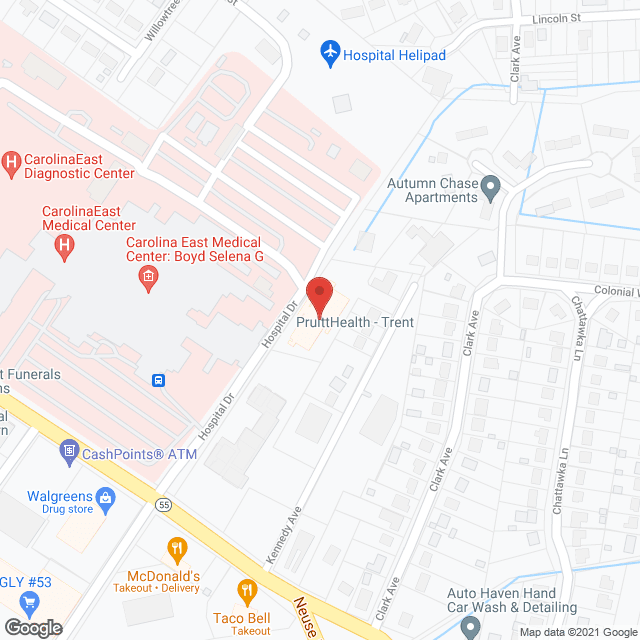 PruittHealth - Trent in google map