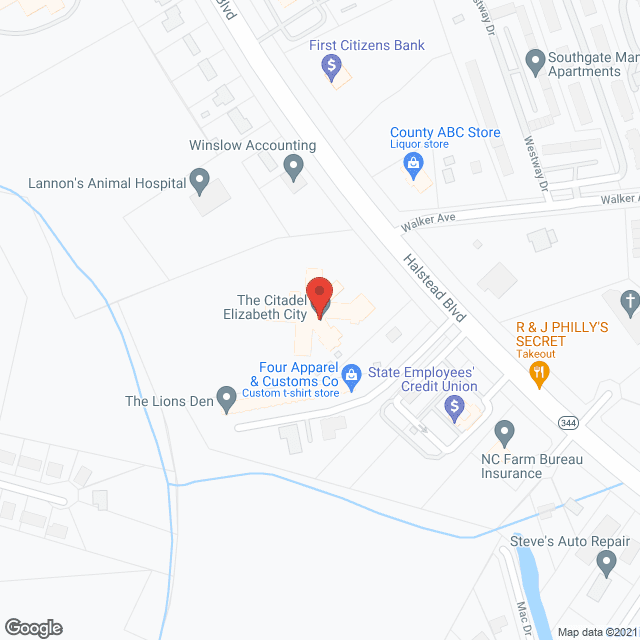 Guardian Care of Elizabeth City in google map