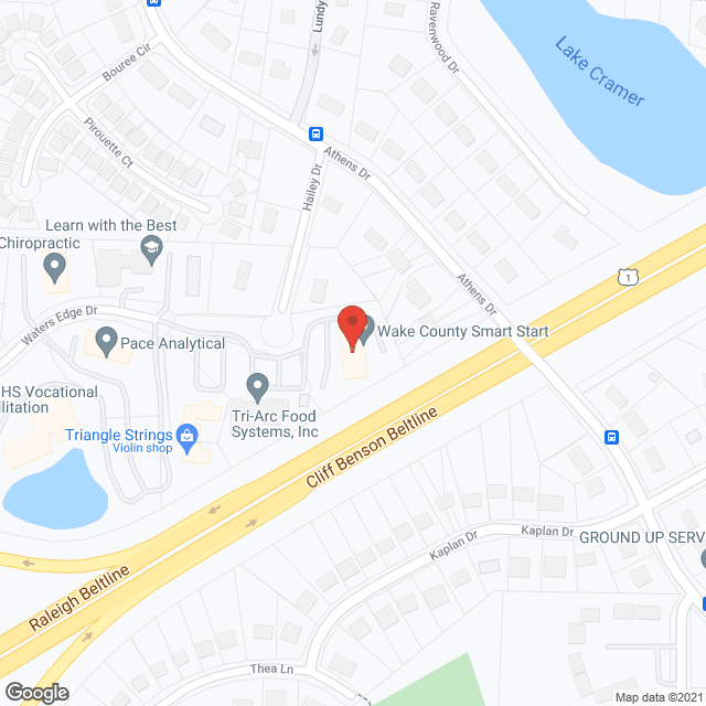 Carillon Assisted Living - corp ofc in google map