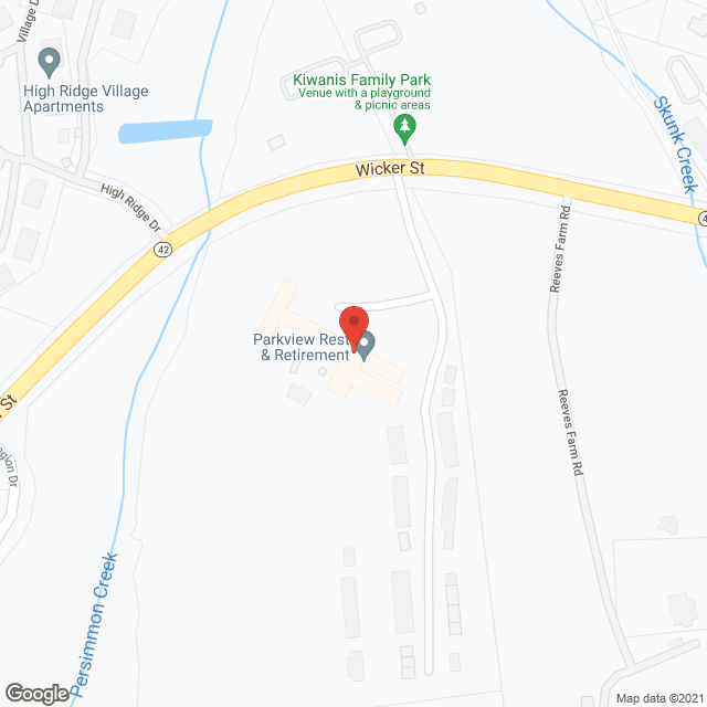 Parkview Retirement Village in google map