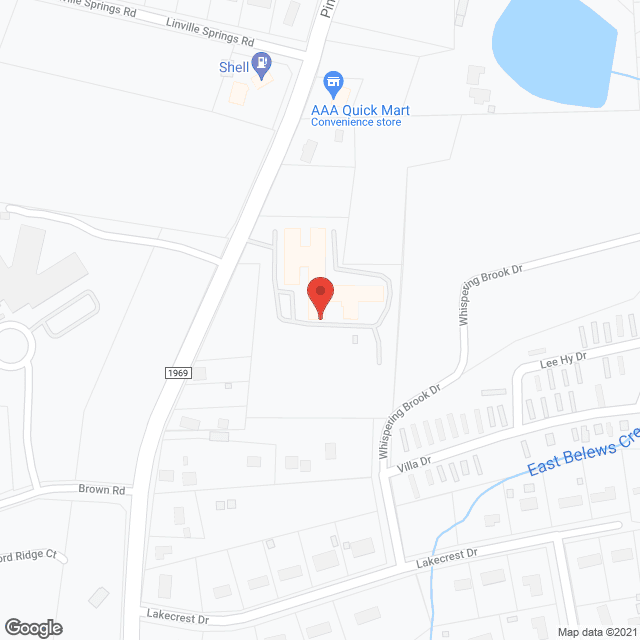 Britthaven of Kernersville in google map