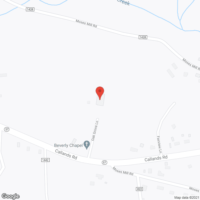 Oak Grove Residential Care in google map