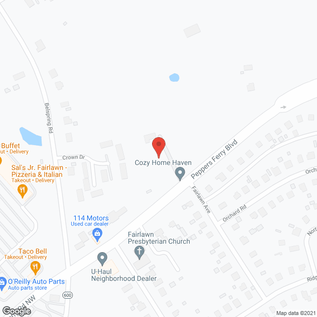Cozy Home Haven in google map