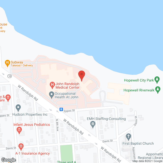 Columbia John Randolph Nursing in google map