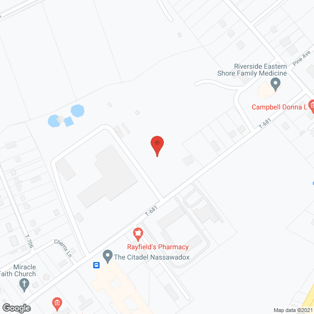 Shore Memorial Hospital in google map