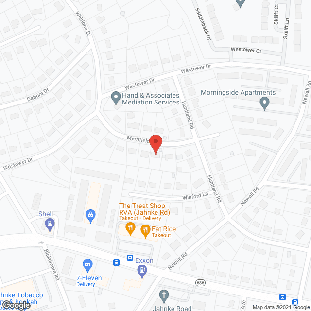Association of Private Homes in google map