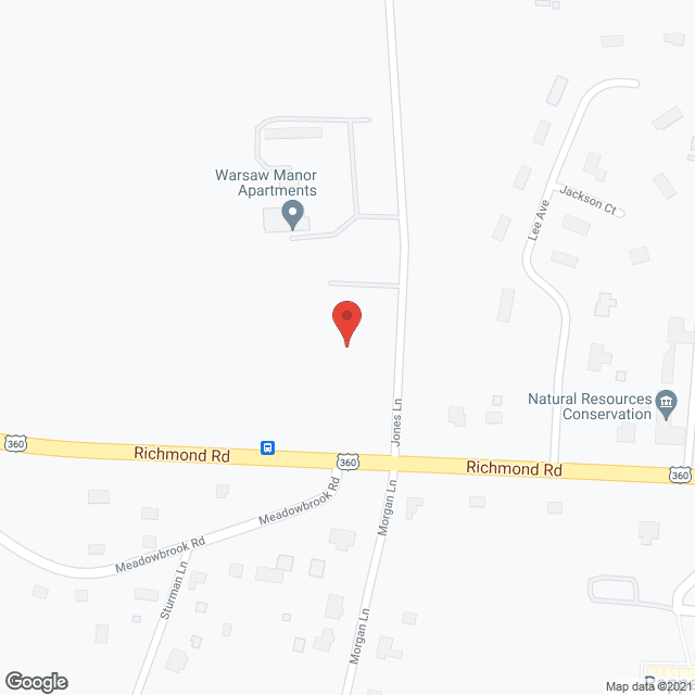 Warsaw Health Care Ctr in google map