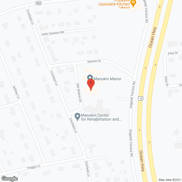 Manokin Manor in google map