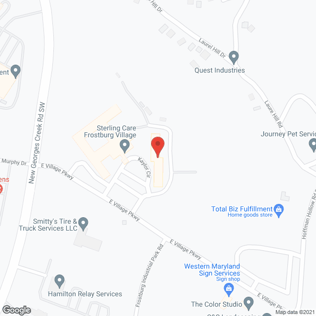 Frostburg Heights Apartments in google map