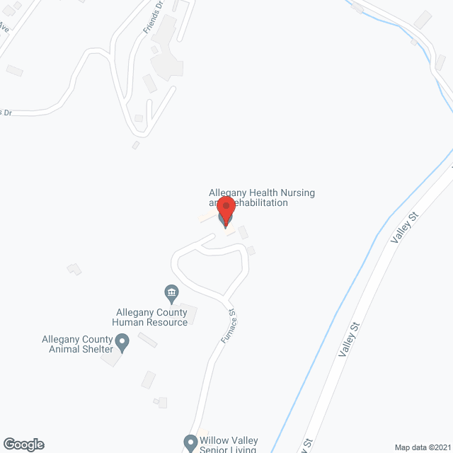 Allegany County Nursing Home in google map