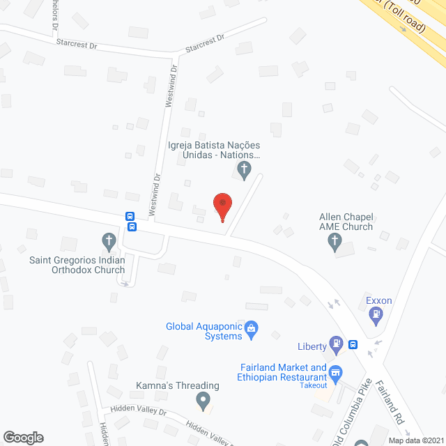 Fairland Nursing & Rehab in google map