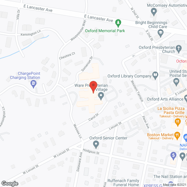 Ware Presbyterian Village in google map