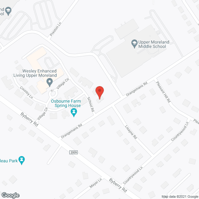 Evangelical Services For Aging in google map
