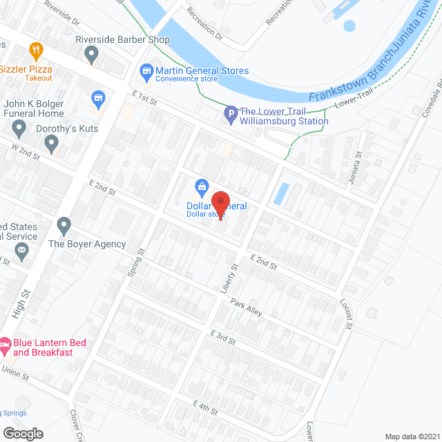 Williamsburg Area Improved Inc in google map
