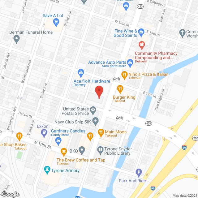 Pennsylvania House in google map
