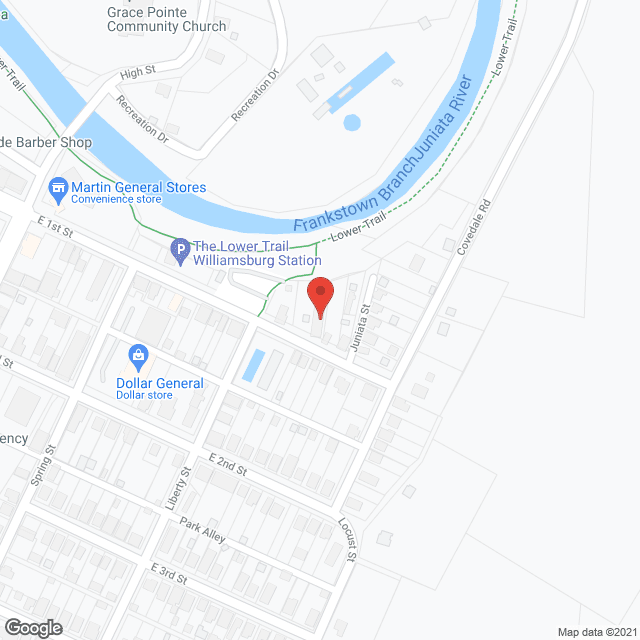 Williamsburg-Cove Manor in google map