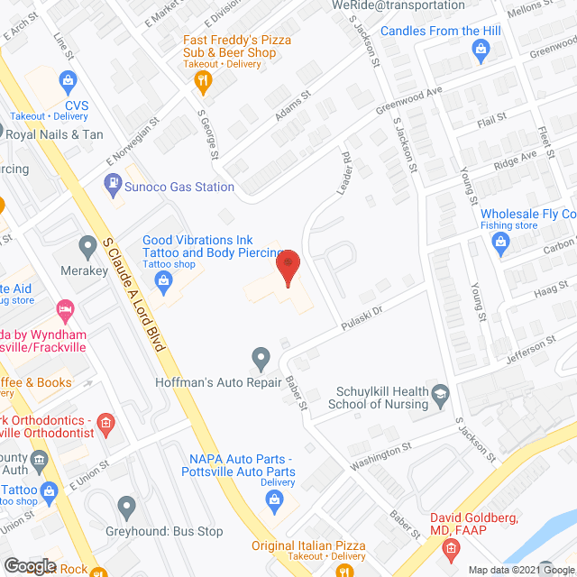 Manor Care - Pottsville in google map