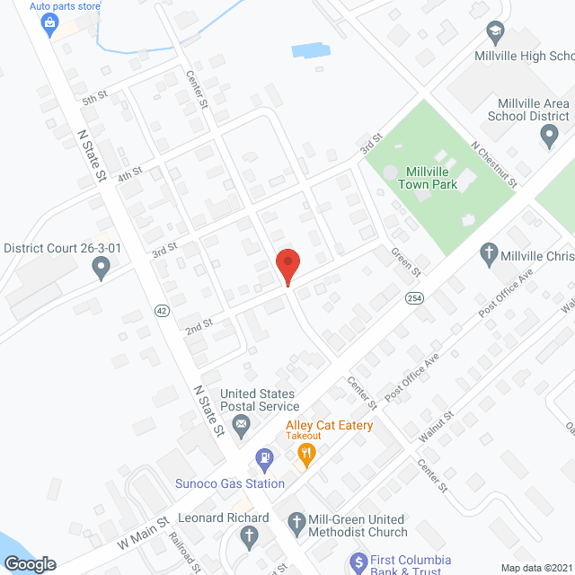 Columbia Village Apartments in google map